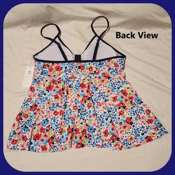 BEACHSISSI || Animal Floral Print Ruffled Tankini Set (SIZE XL) - Picture 6 of 6